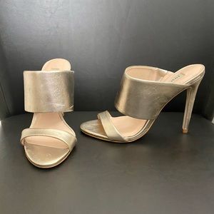 Steve Madden Gold 4.5” Heels